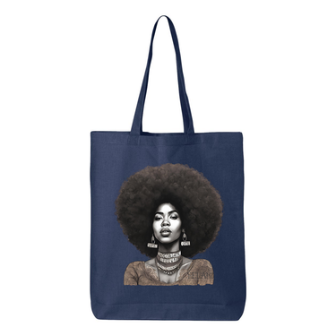 Chocolate Cutie Gusseted Tote - Plant Based Hair Care for Natural Hair